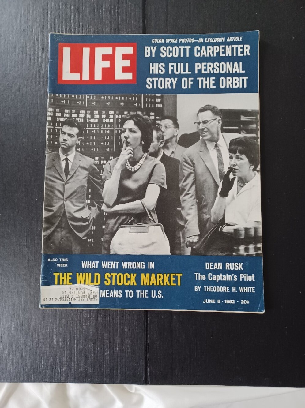 Life MagazineJune 8, 1962 Color Space Photos Scott Carpenter His Personal Story